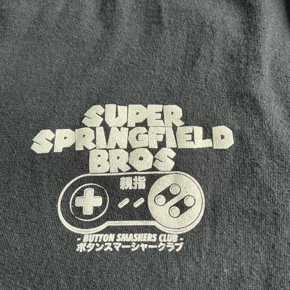 Super Springfield Bros T-Shirt Black Size Large - Picture 3 of 5
